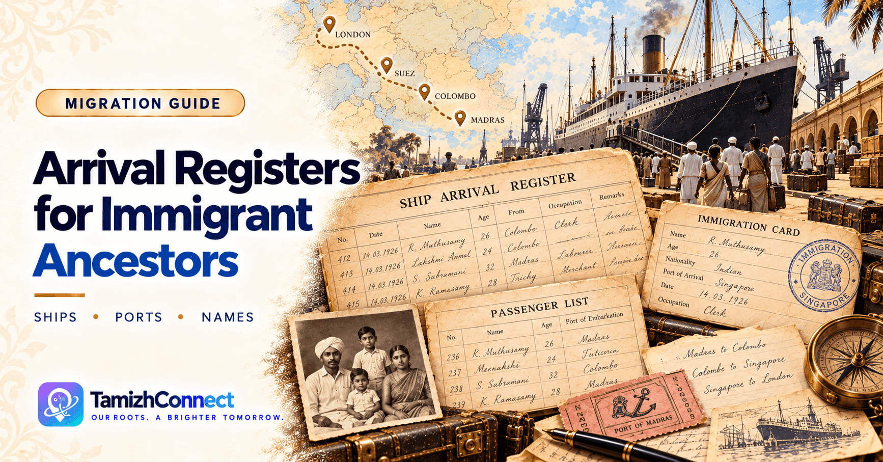 Arrival Registers for Immigrant Ancestors: Where the Paper Trail for Indentured Families Actually Lives