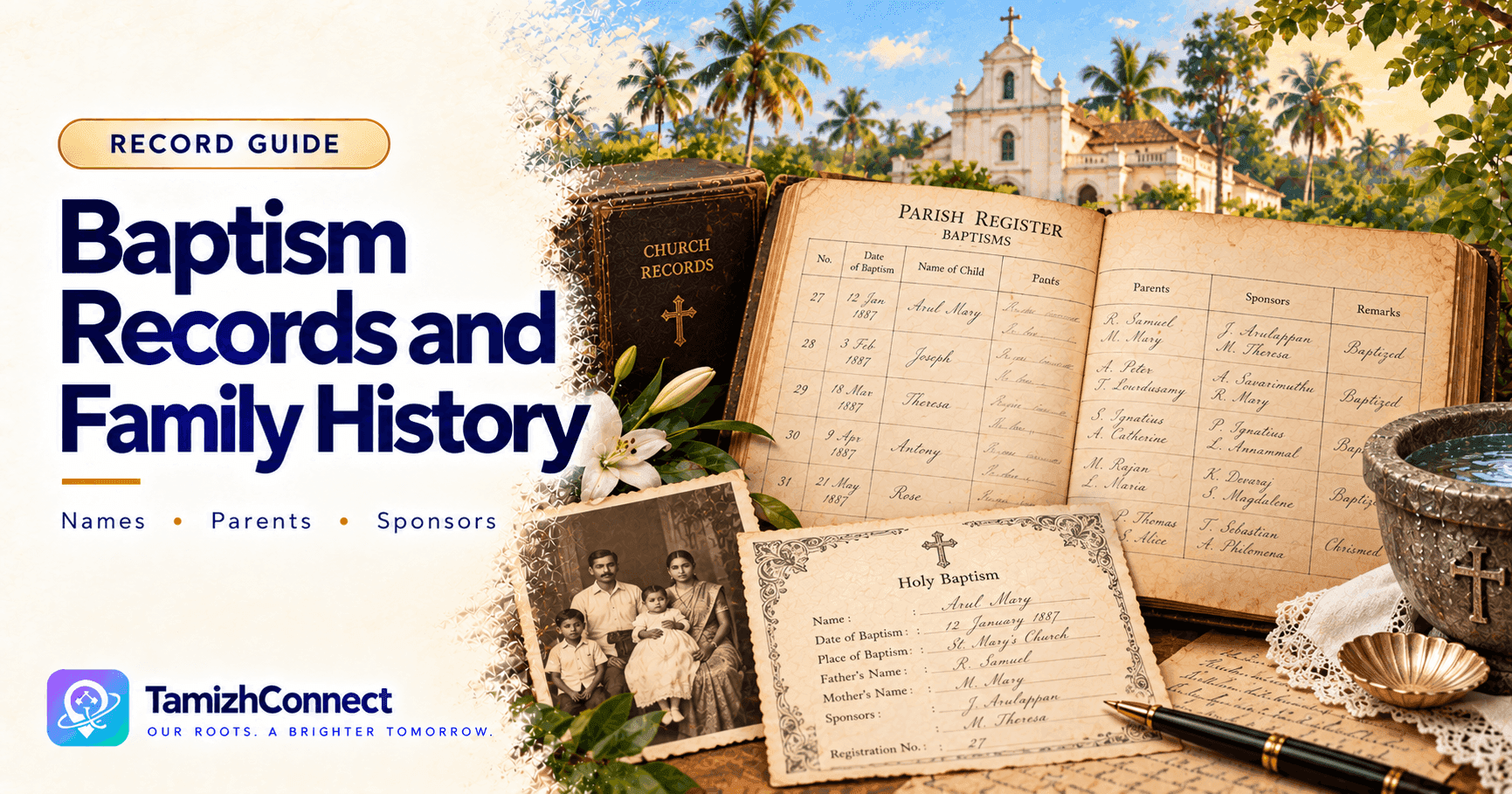 Baptism Records and Family History: The Genealogy Value of the Christian Register