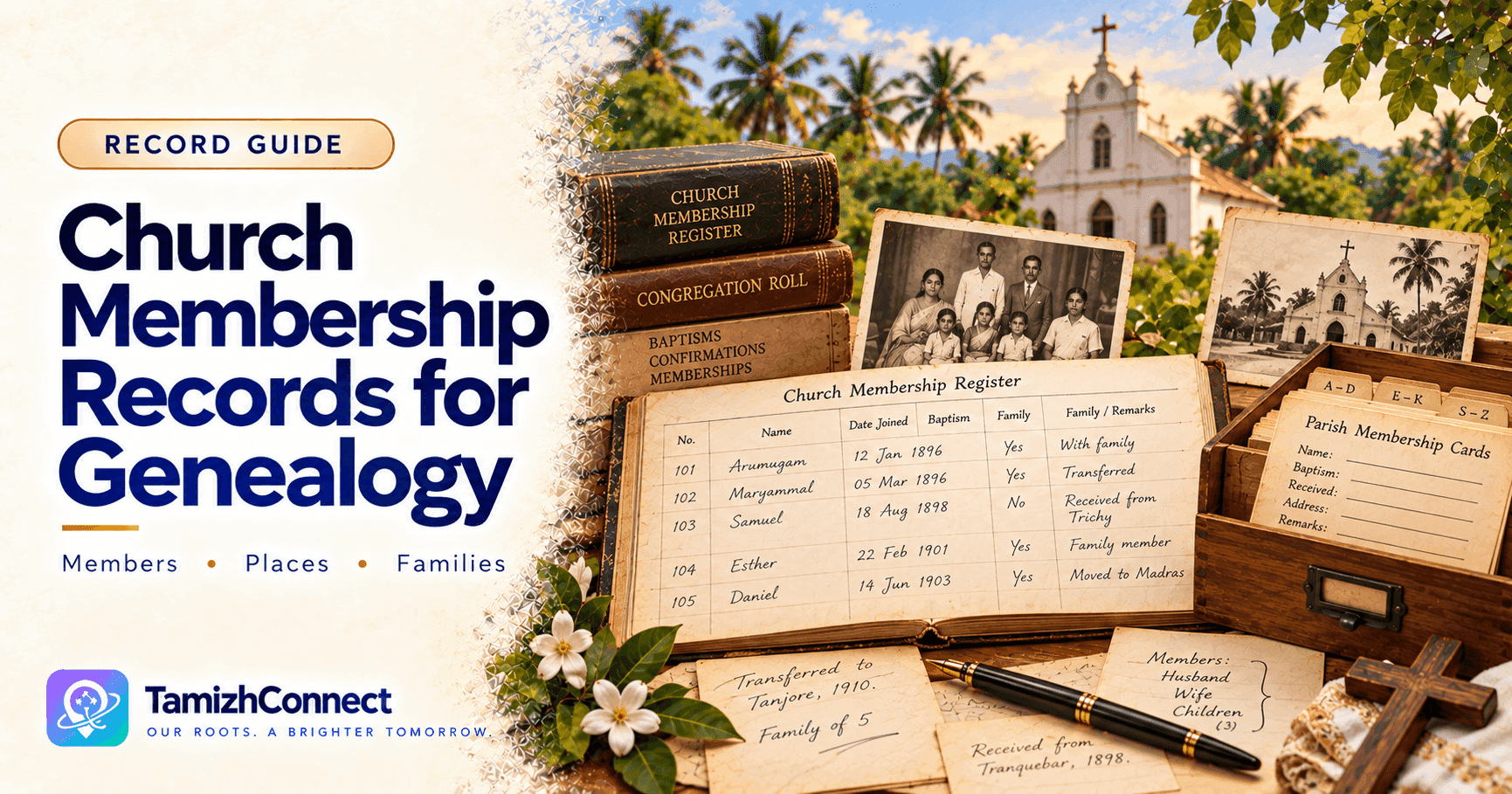 Church Membership Records for Genealogy: Ledgers, Rolls, and Communion Lists Beyond the Sacraments