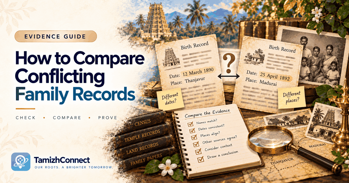 How to Compare Conflicting Family Records: A Decision Framework