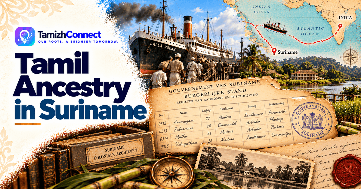 Tamil Ancestry in Suriname: The Lalla Rookh, the Dutch Civil Registration, and the Small Madras Minority