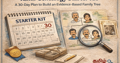 Tamil Genealogy Starter Kit