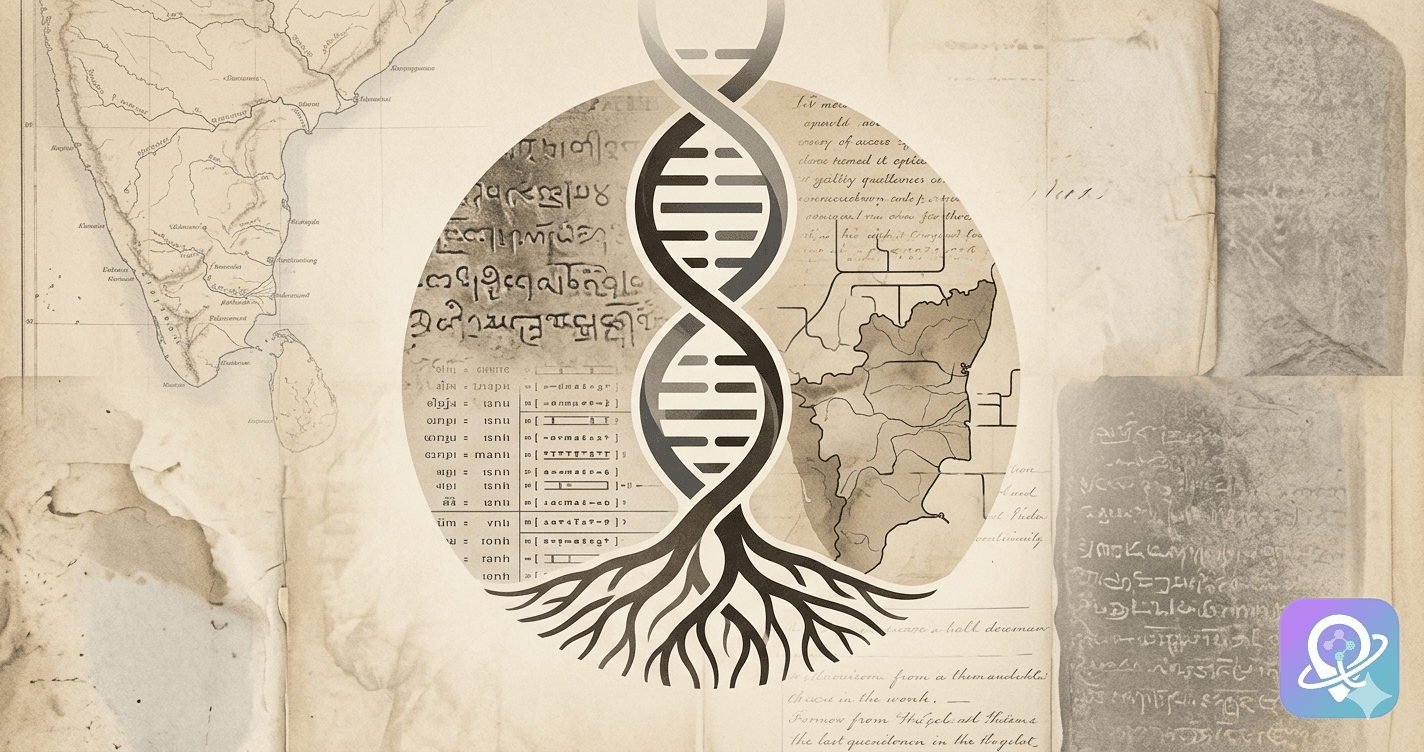 Untangling Tamil Roots: Genetics, Language, and Identity