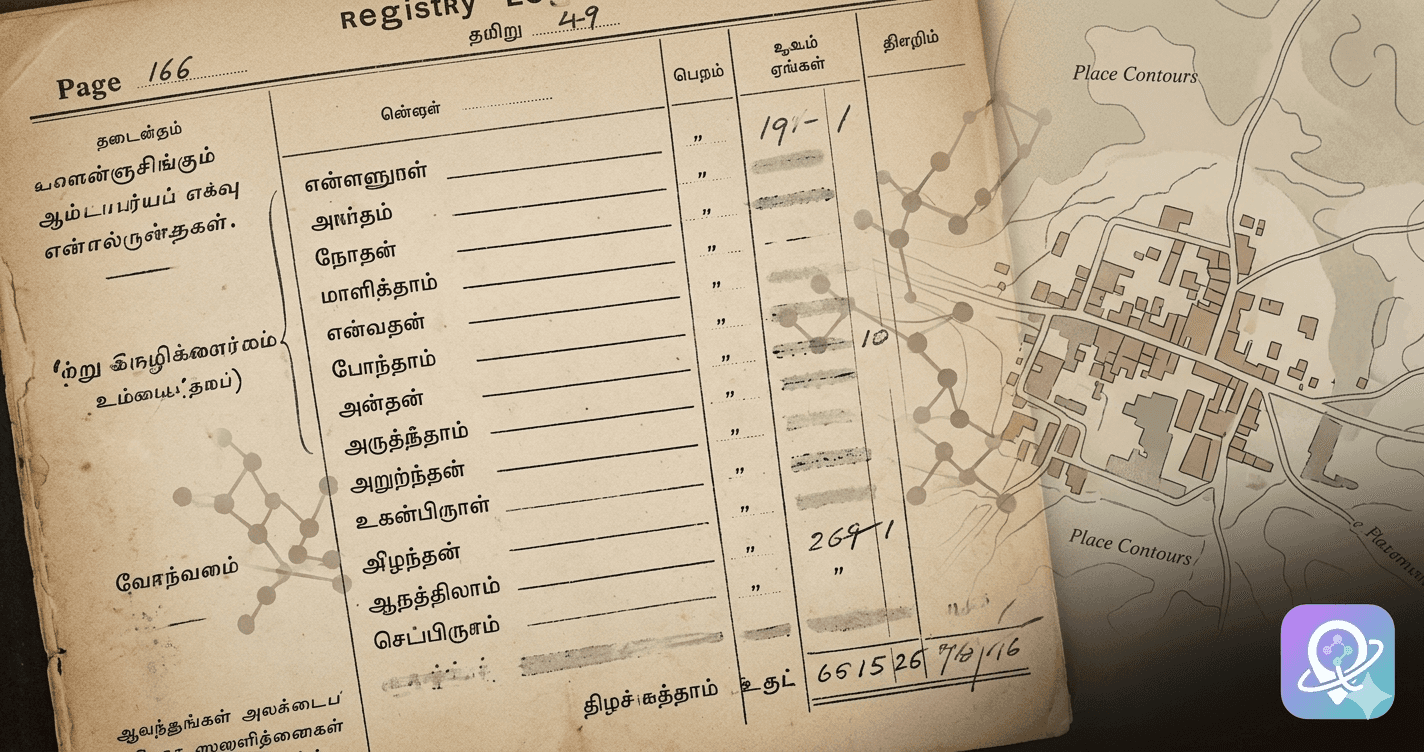 Tracing Tamil Ancestry Without Names: Beyond the Family Tree