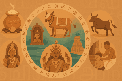 Ritual Anchors: Pongal, Jallikattu, Temple Rituals & More