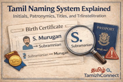 Tamil Naming System Guide: Understanding Initials, Patronymics & Transliteration for Genealogy