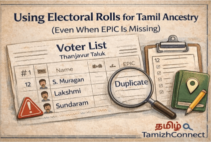 tamil ancestry electoral rolls en
