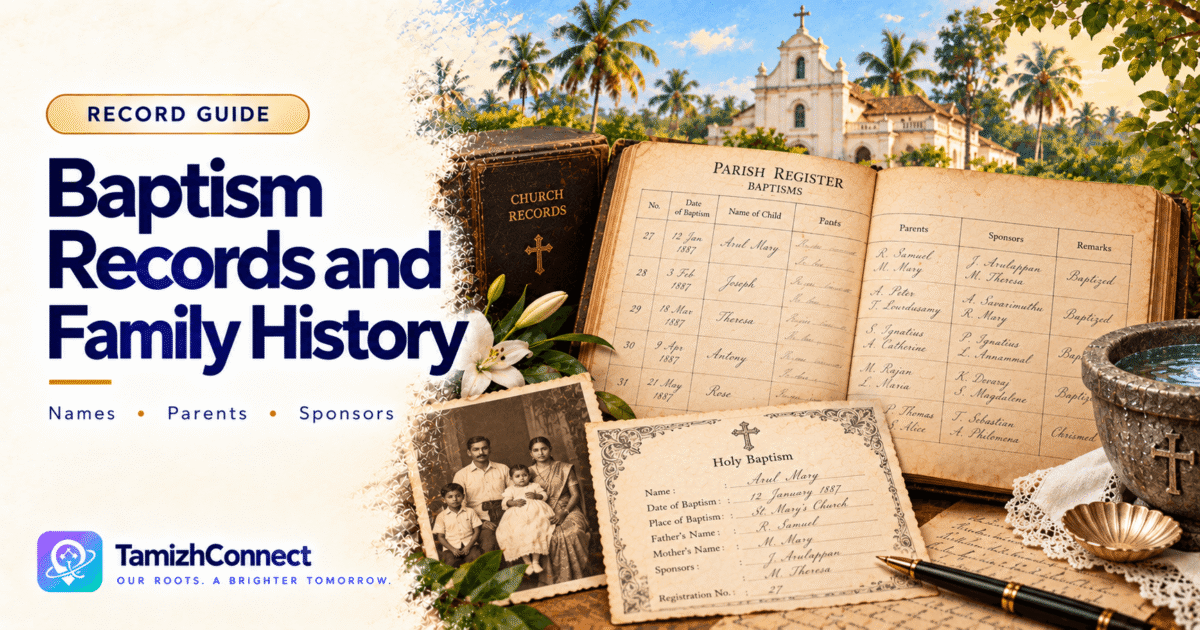 baptism records and family history en