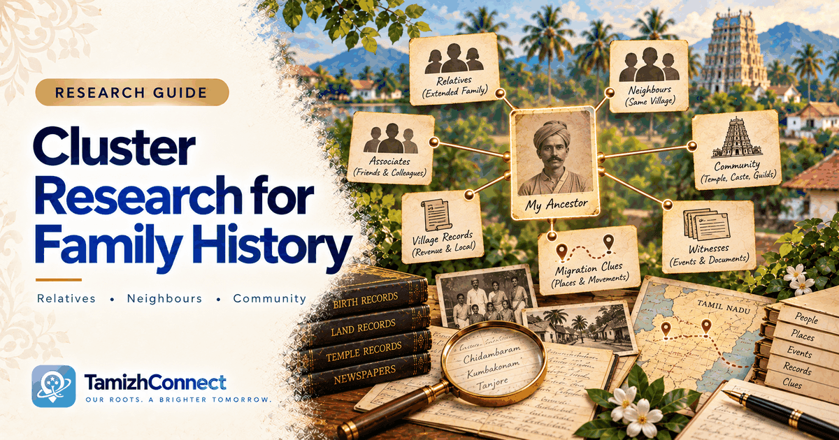 cluster research for family history en