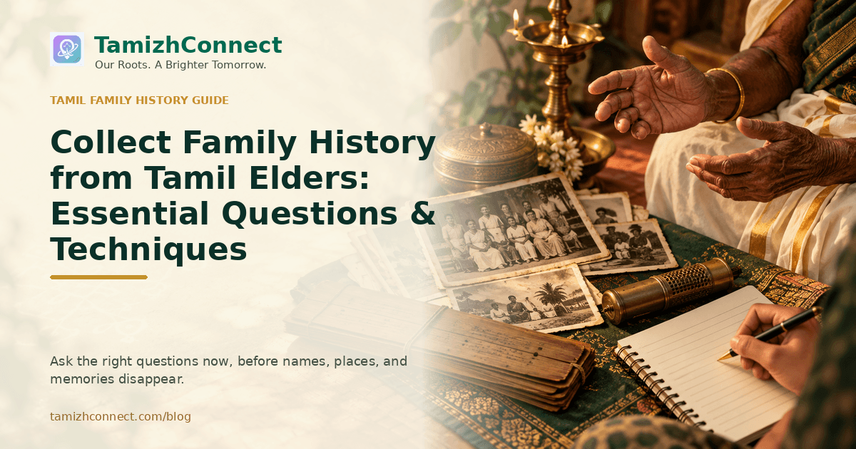 collect family history from elders