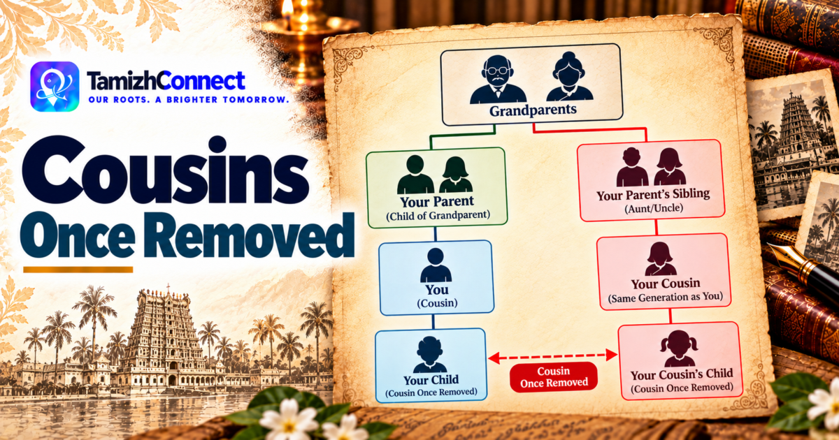 cousins once removed en