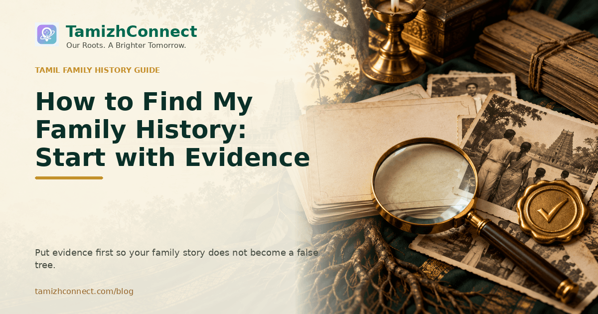 how to find my family history en