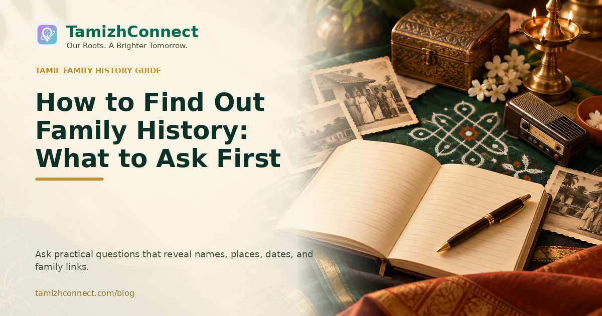 how to find out family history en