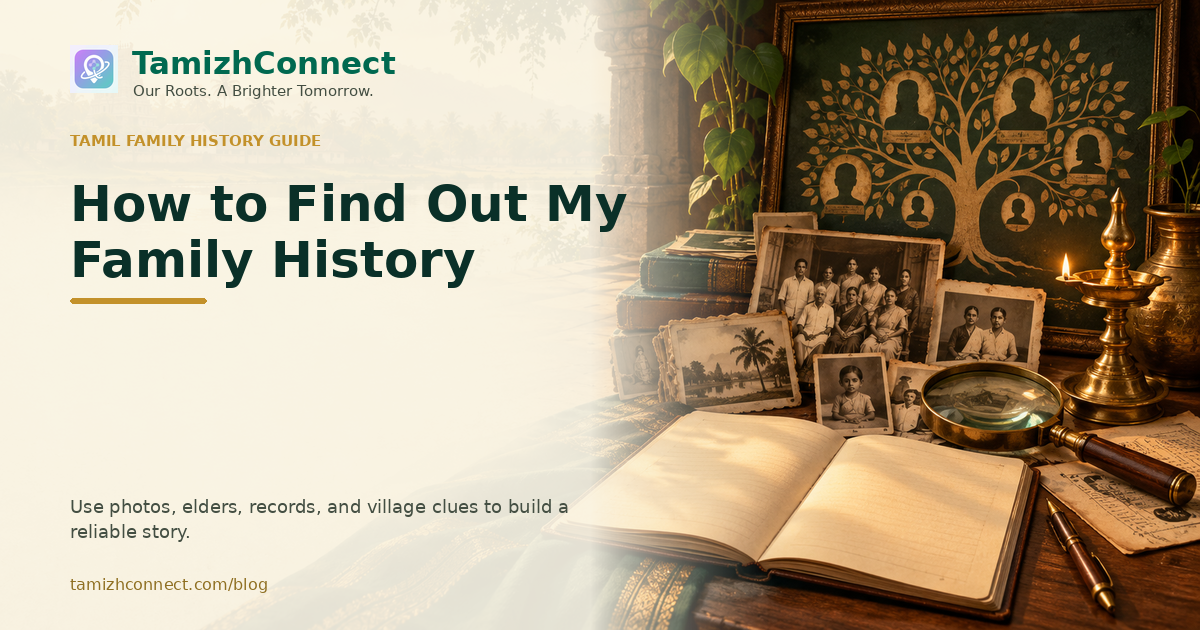 how to find out my family history en