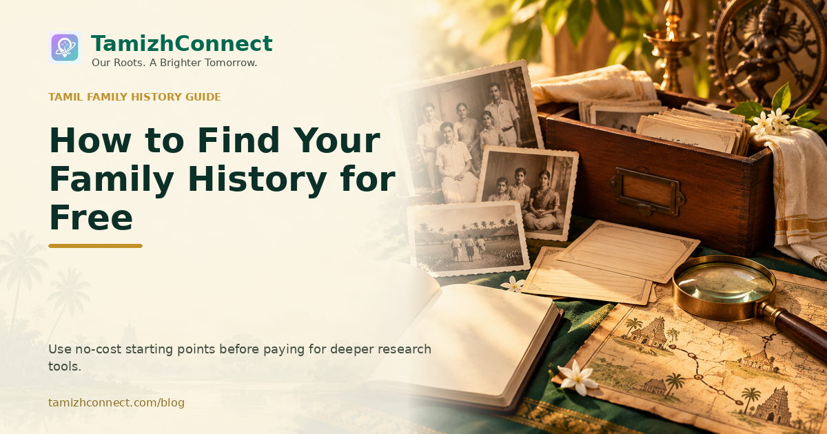 how to find your family history for free en