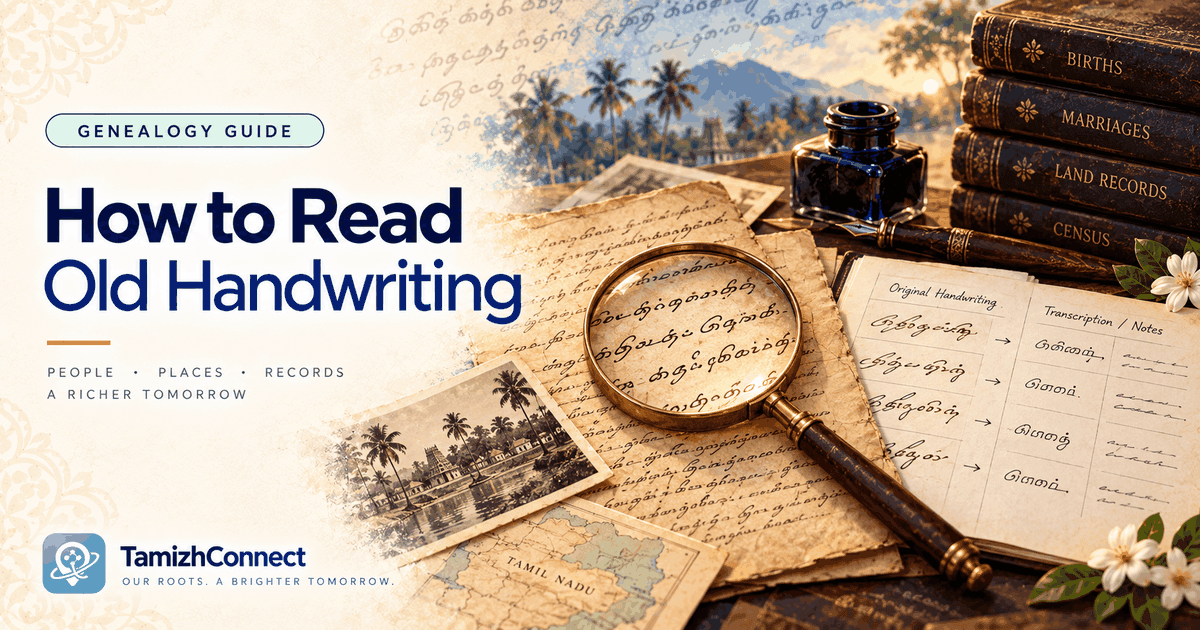 how to read old handwriting en