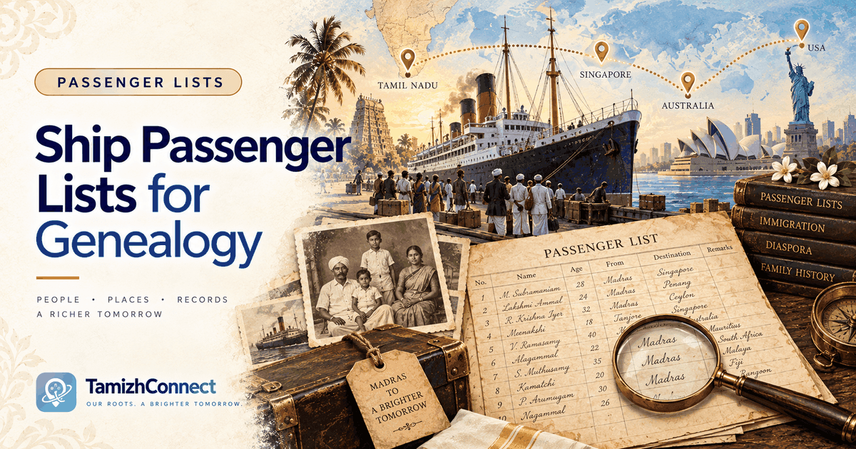 ship passenger lists for genealogy en