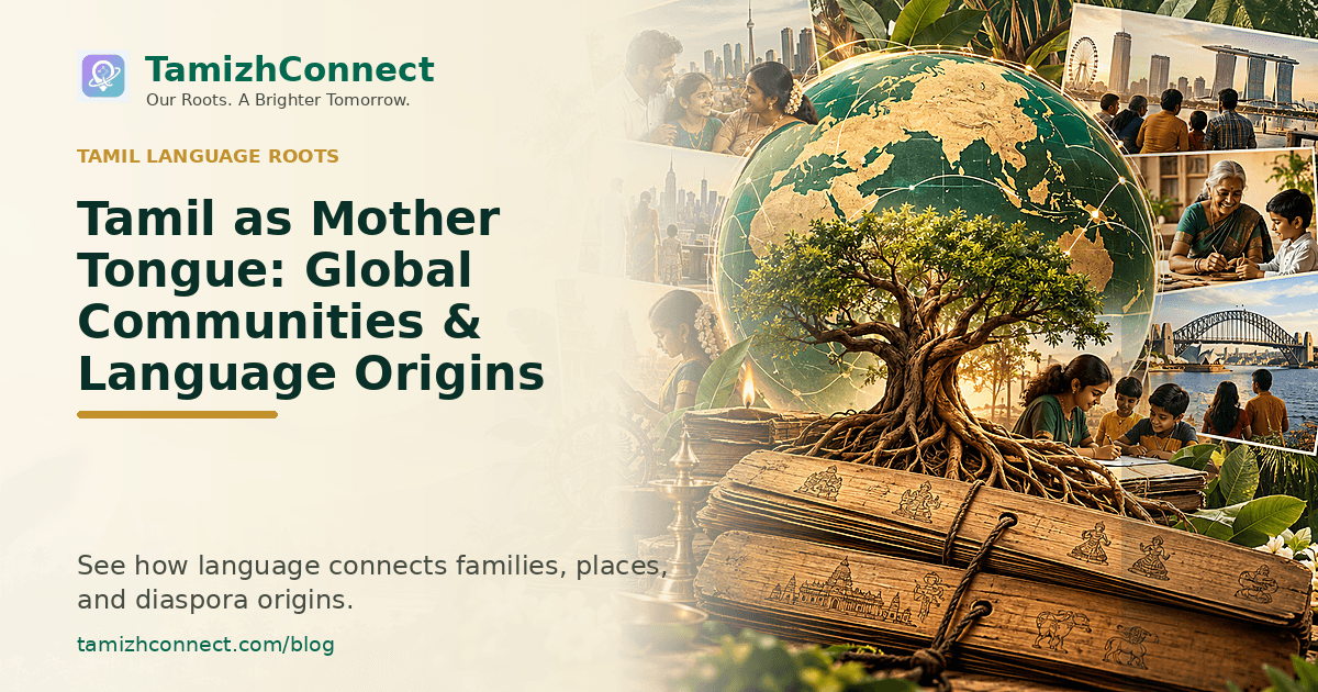 tamil mother tongue and origins