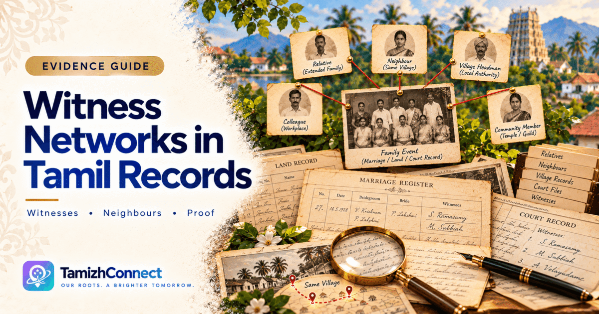 witness networks in tamil records en