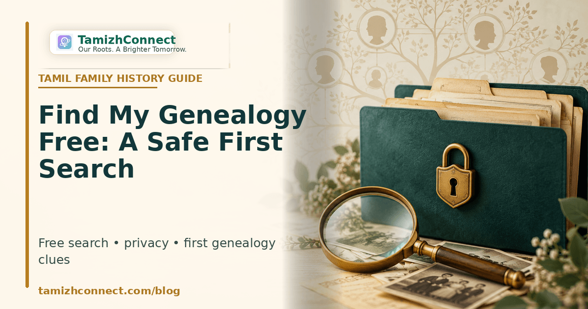 find my genealogy free en