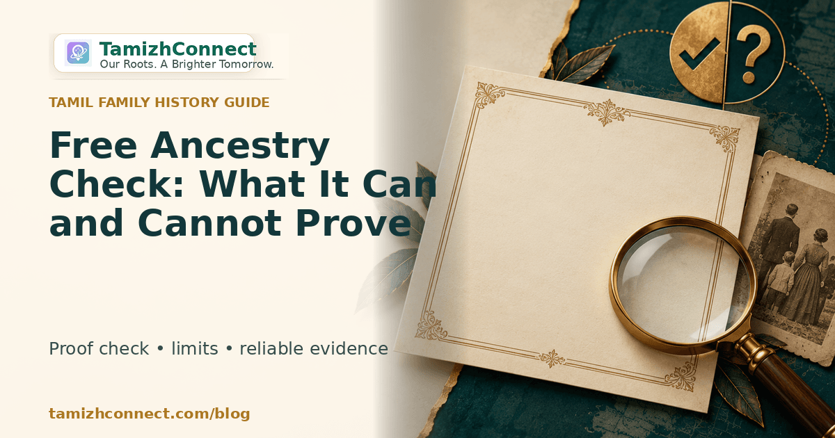 free ancestry check en