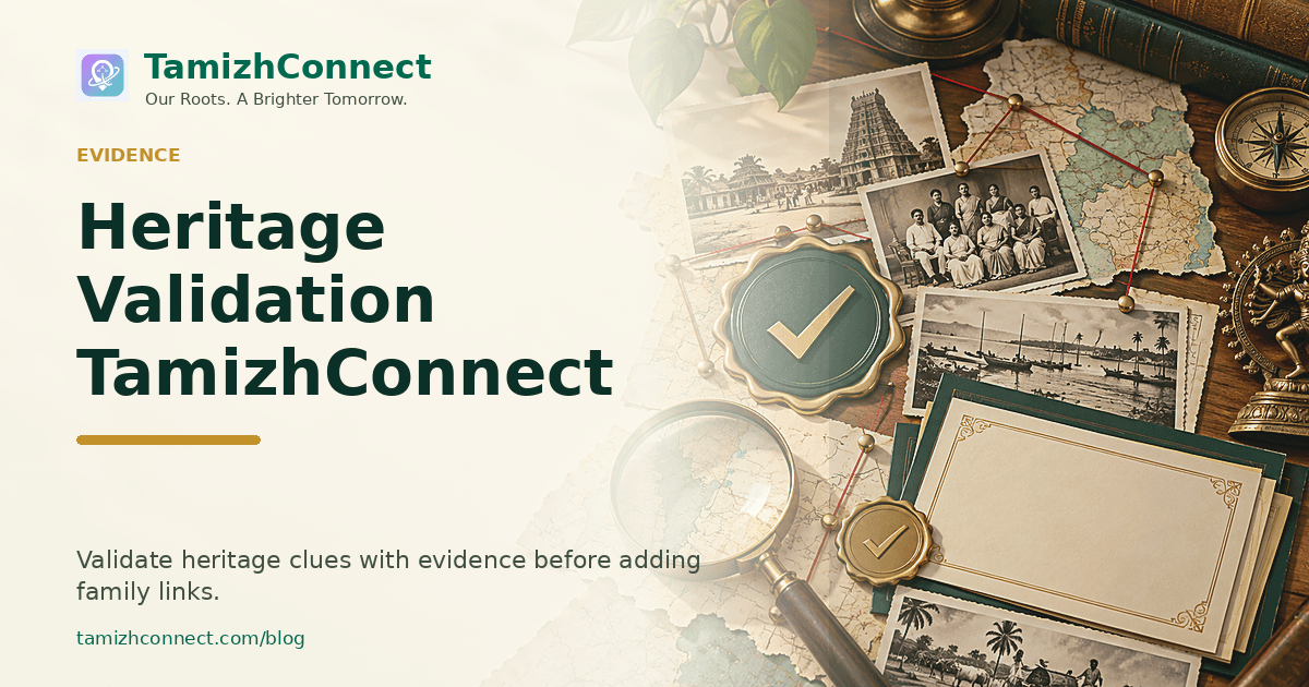 heritage validation tamizhconnect ta