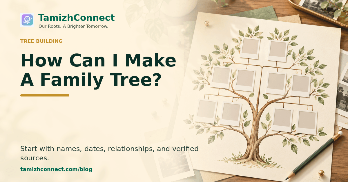 how can i make a family tree en