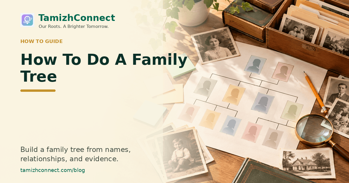how to do a family tree en