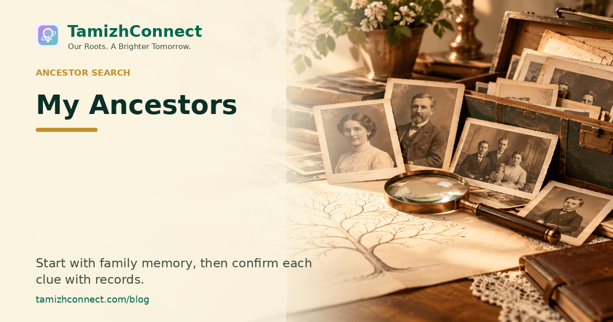 my ancestors en