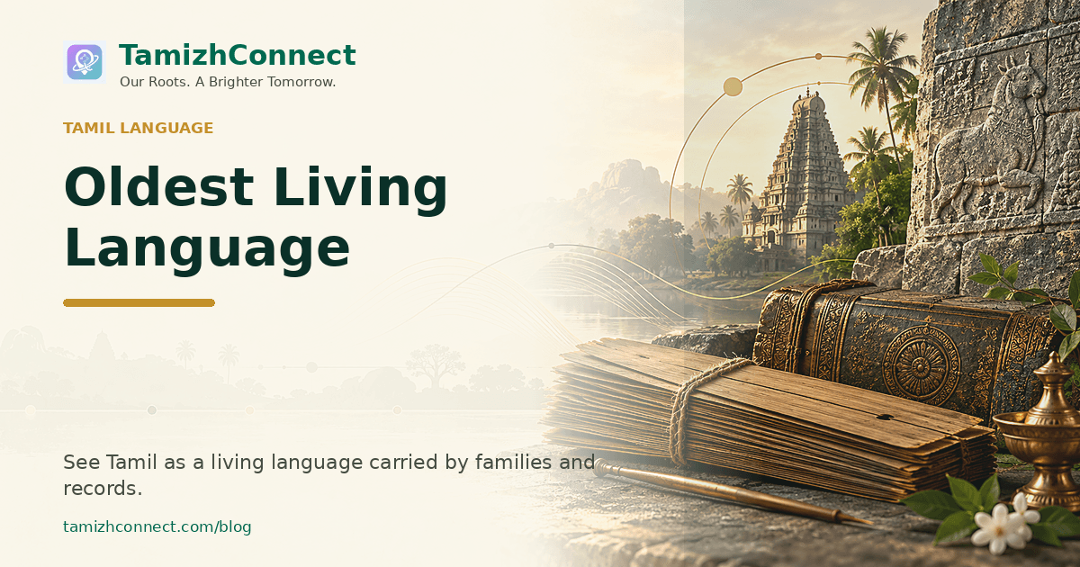 oldest living language ta