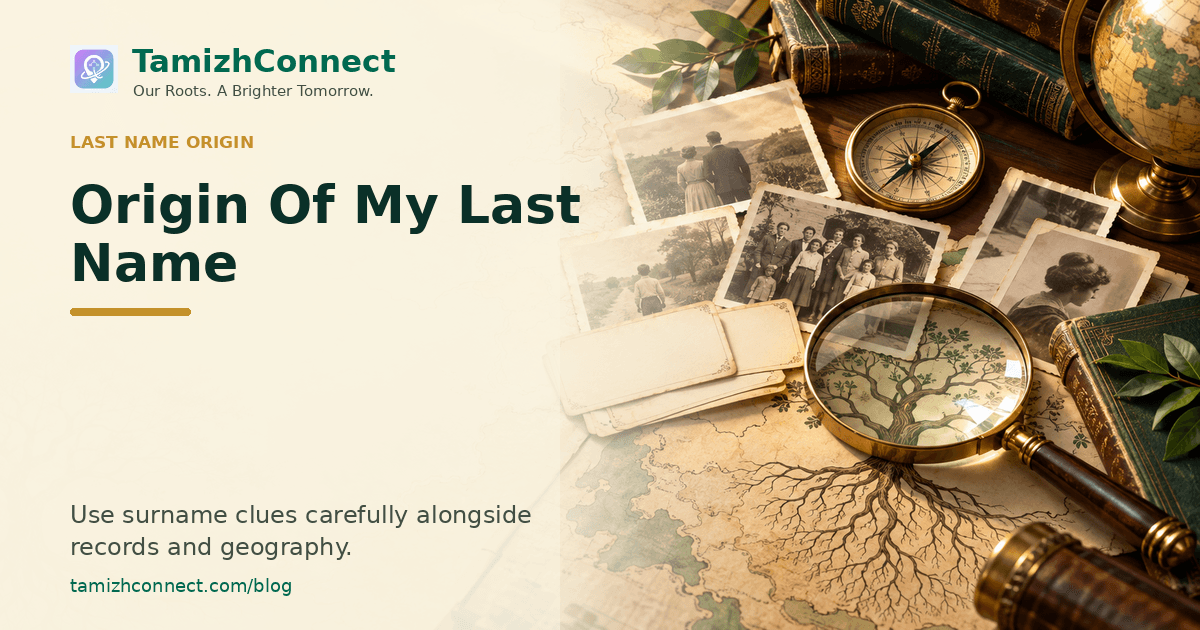 origin of my last name en