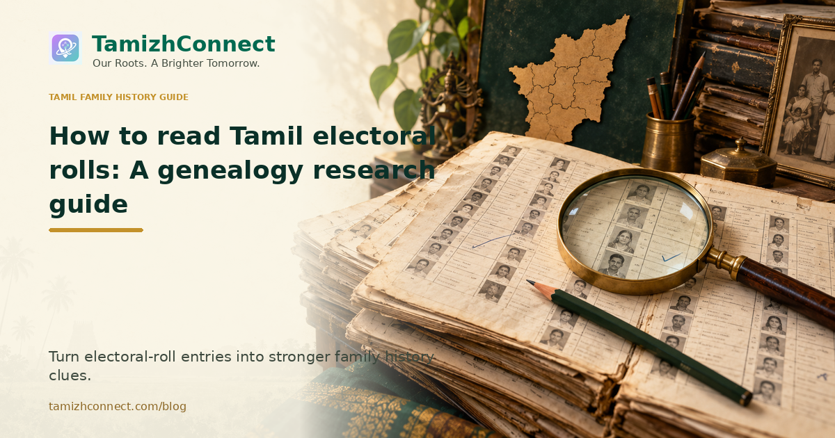 read tamil electoral rolls