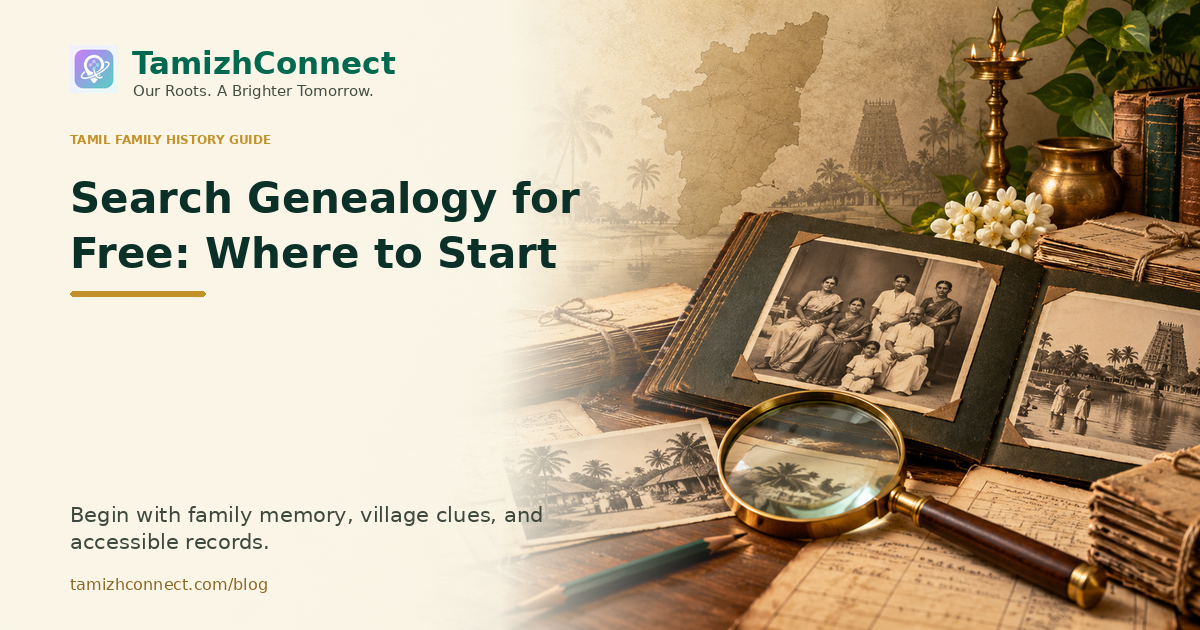 search genealogy for free en