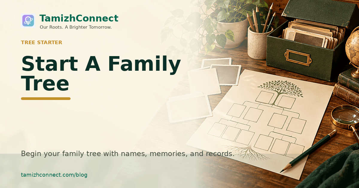 start a family tree en