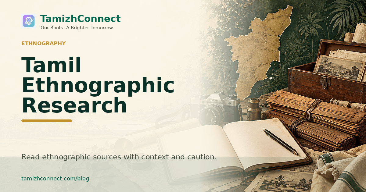 tamil ethnographic research ta
