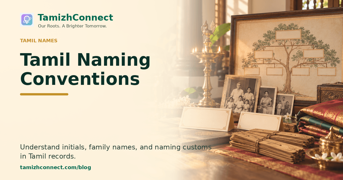 tamil naming conventions