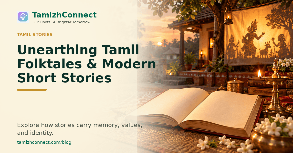 unearthing tamil folktales modern short stories en
